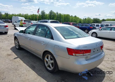 2007 Hyundai Sonata Limited/Se V6 z USA, uszkodzony, nr VIN 5NPEU46F77H163965